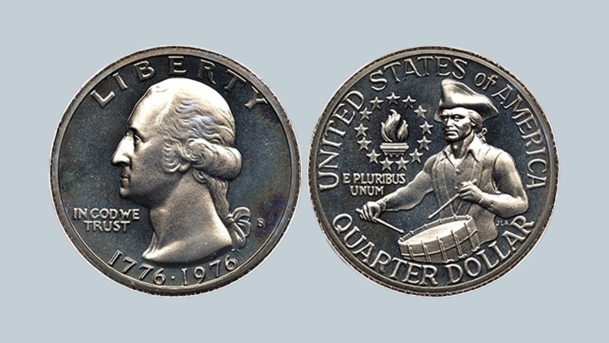 proof error Bicentennial Quarter