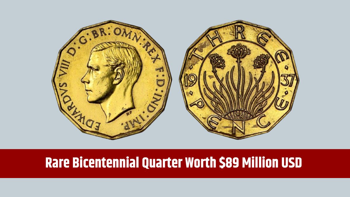 1937 Edward VIII Brass Threepence