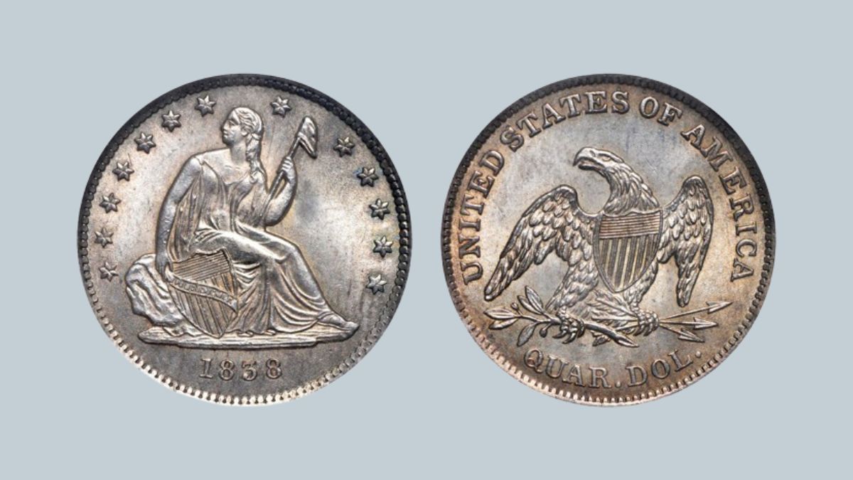 1838 Proof Liberty Seated Quarter